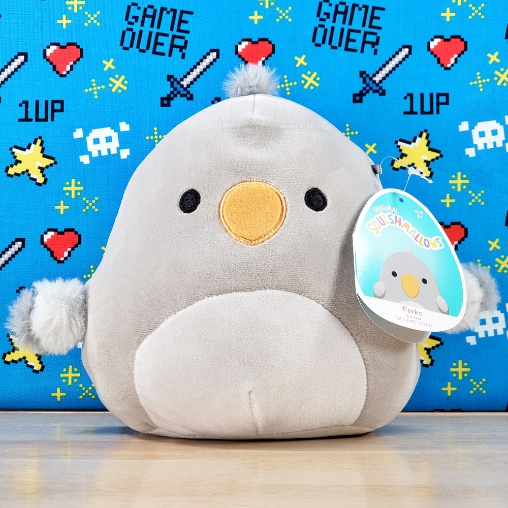Squishmallow Ferko the Shoebill Bird 7.5" UltraSoft Stuffed Animal Plush Toy NWT
